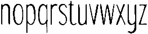 Inklio Bold otf (700) Font LOWERCASE