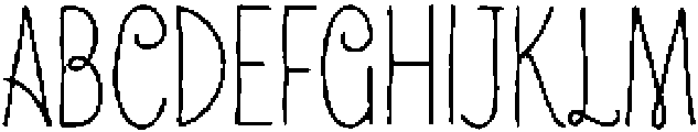 Inklio Regular Alt otf (400) Font UPPERCASE
