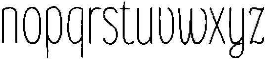 Inklio Regular Alt otf (400) Font LOWERCASE
