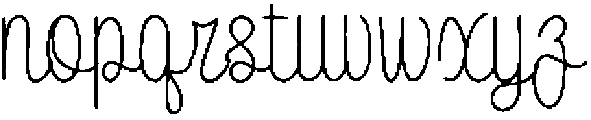 Inklio Regular Join otf (400) Font LOWERCASE