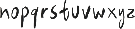 Inklumsy Regular ttf (400) Font LOWERCASE