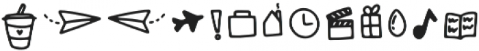 Inkly Doodles otf (400) Font LOWERCASE