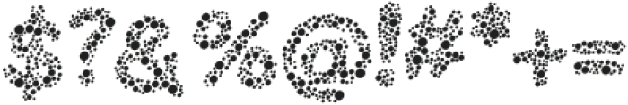 Inkpen Dots Italic otf (400) Font OTHER CHARS