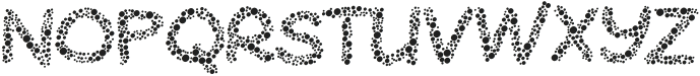 Inkpen Dots Italic otf (400) Font UPPERCASE