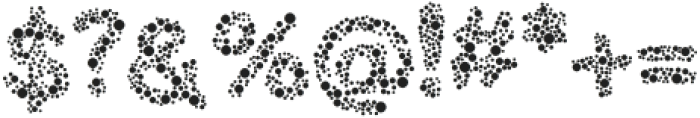 Inkpen Dots otf (400) Font OTHER CHARS