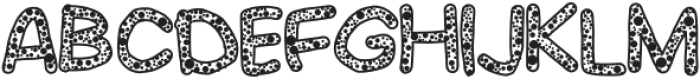 Inkpen Spotty otf (400) Font UPPERCASE