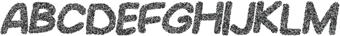 Inkpen Stipple Italic otf (400) Font UPPERCASE