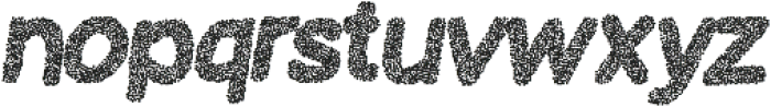 Inkpen Stipple Italic otf (400) Font LOWERCASE