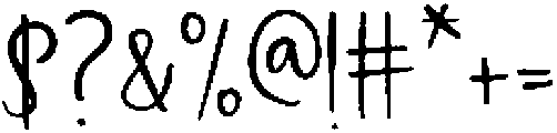 Inkspill Sans Regular otf (400) Font OTHER CHARS