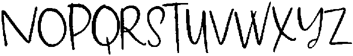 Inkspill Sans Regular otf (400) Font UPPERCASE