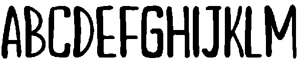 Inkwell Regular otf (400) Font UPPERCASE