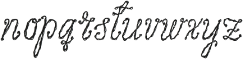 Inky Babe Regular otf (400) Font LOWERCASE