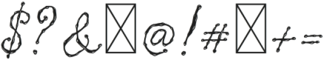 Inky Babe Regular ttf (400) Font OTHER CHARS