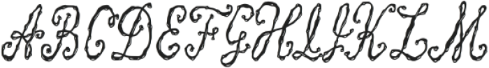 Inky Babe Regular ttf (400) Font UPPERCASE