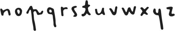 InkyBloomDisplay-Regular otf (400) Font LOWERCASE