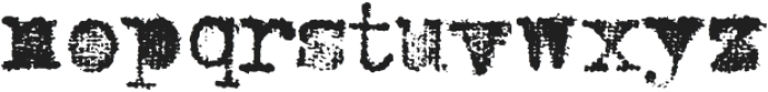 InkyTypewriter-Regular otf (400) Font LOWERCASE