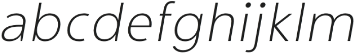 Innovate Extra Light Oblique otf (200) Font LOWERCASE