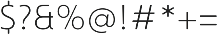 Innovate P Rounded Extra Light otf (200) Font OTHER CHARS