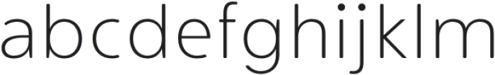 Innovate P Rounded Extra Light otf (200) Font LOWERCASE