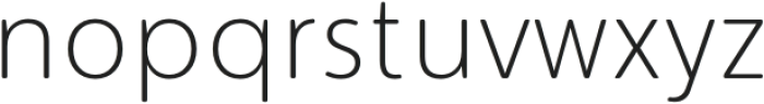 Innovate P Rounded Extra Light otf (200) Font LOWERCASE