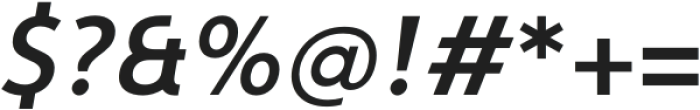 Innovate Semi Bold Oblique otf (600) Font OTHER CHARS