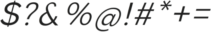 Inovasi Light Italic otf (300) Font OTHER CHARS