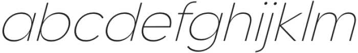 Inovasi Thin Italic otf (100) Font LOWERCASE