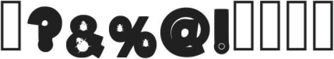 Insect Az Solid Regular otf (400) Font OTHER CHARS