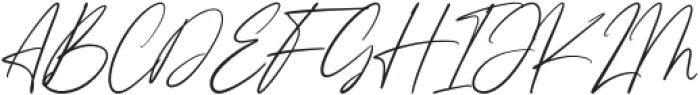 InsignaSignature-Regular otf (400) Font UPPERCASE