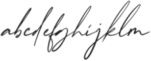 InsignaSignature-Regular otf (400) Font LOWERCASE