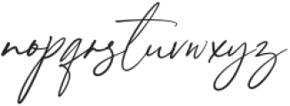 InsignaSignature-Regular otf (400) Font LOWERCASE