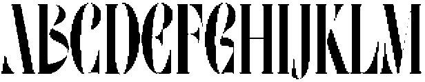 Insignia Serif Regular ttf (400) Font UPPERCASE
