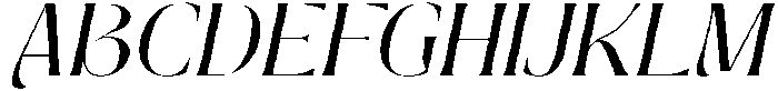 InstaAvant-Italic otf (400) Font UPPERCASE