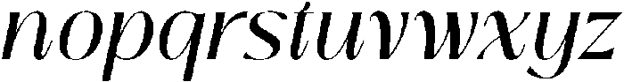 InstaAvant-Italic otf (400) Font LOWERCASE