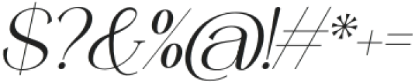 Instigma Serif Slant otf (400) Font OTHER CHARS