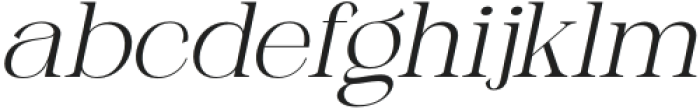 Instigma Serif Slant otf (400) Font LOWERCASE