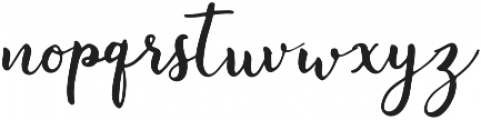 Instyle Regular otf (400) Font LOWERCASE