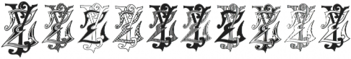 Intellecta Monograms Soft YZZZ ttf (400) Font OTHER CHARS