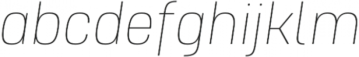 Intensiva Light Italic otf (300) Font LOWERCASE