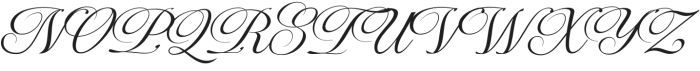 Intenso Script otf (400) Font UPPERCASE