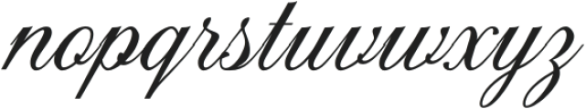 Intenso Script otf (400) Font LOWERCASE