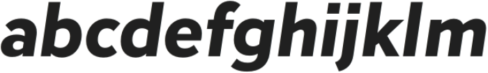 Inter Sans ExtraBold It otf (700) Font LOWERCASE