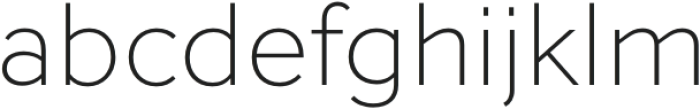 Inter Sans ExtraLight otf (200) Font LOWERCASE