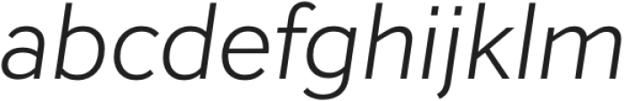 Inter Sans Light It otf (300) Font LOWERCASE