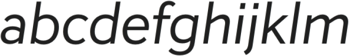 Inter Sans Regular It otf (400) Font LOWERCASE