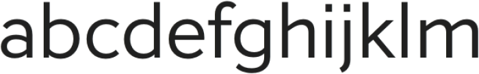 Inter Sans Regular otf (400) Font LOWERCASE