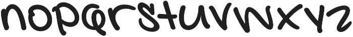 Interconnected Bold otf (700) Font LOWERCASE