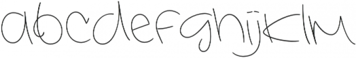 Interconnected Light otf (300) Font LOWERCASE