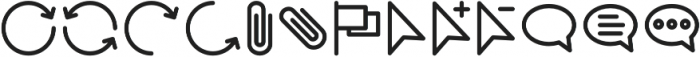 Interface Icon Font Symbol otf (400) Font UPPERCASE