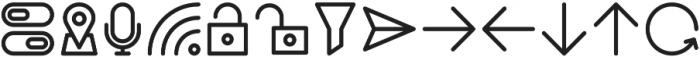 Interface Icon Font Symbol otf (400) Font LOWERCASE